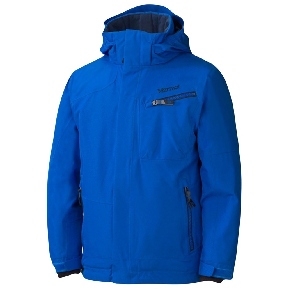 Marmot Boys’ Freerider Ski Snowboard Insulated Jacket Peak Blue M (8-9)